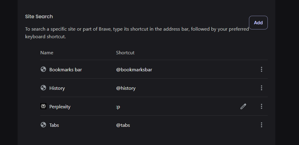 Perplexity Added to Search